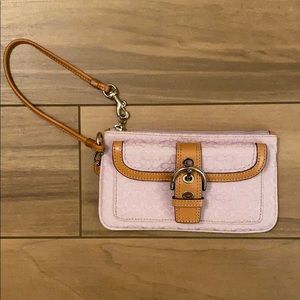 Coach Lavender Wristlet